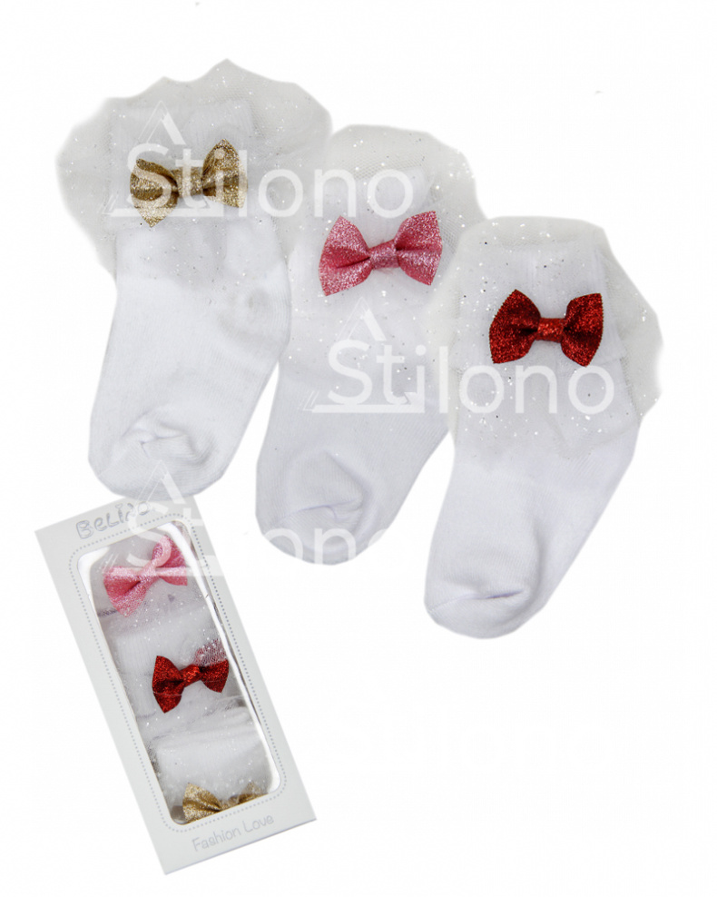 Набор носков для девочки в подарочной упаковке  BELINO 6000 JAK