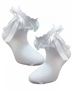 Белые носки с аксессуаром  KATAMINO