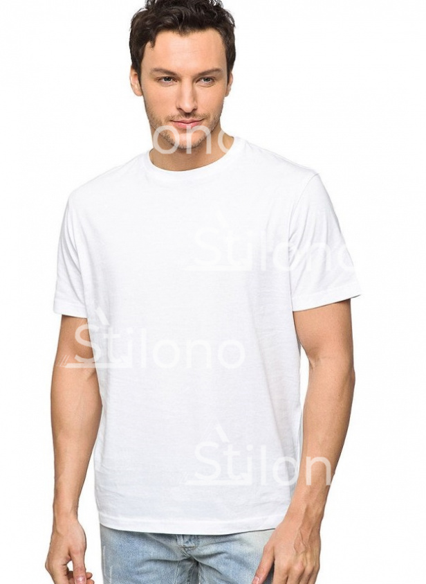 Мужская белая футболка GARANT 040-2 GS