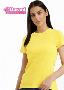 Женская желтая футболка GARANT