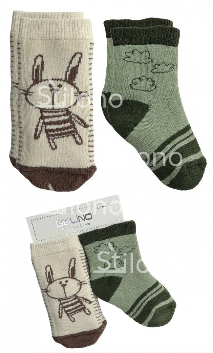 Махровые носки с рисунком для мальчика BELINO 15000 JD