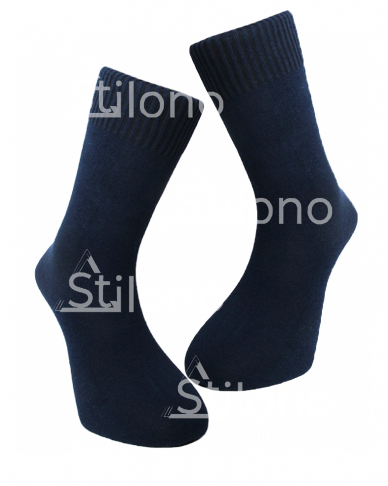 Синие мужские бесшовные носки CALZE VITA 12546 CV
