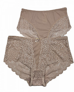 Женские трусы слипы с кружевом  ALINA 