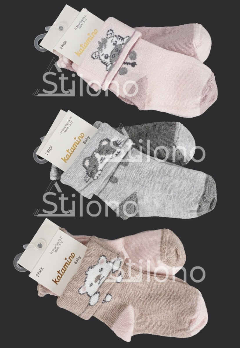 Носки с рисунком для девочки KATAMINO 46264 K