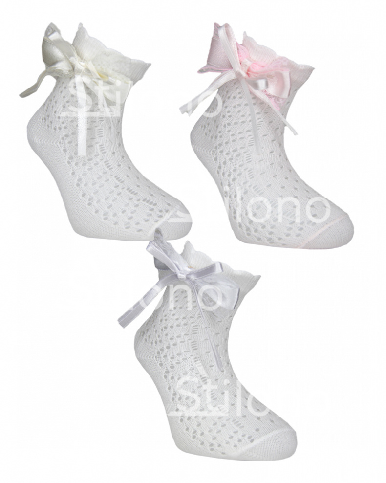 Ажурные носки с аксессуаром для девочки KATAMINO 24075 K