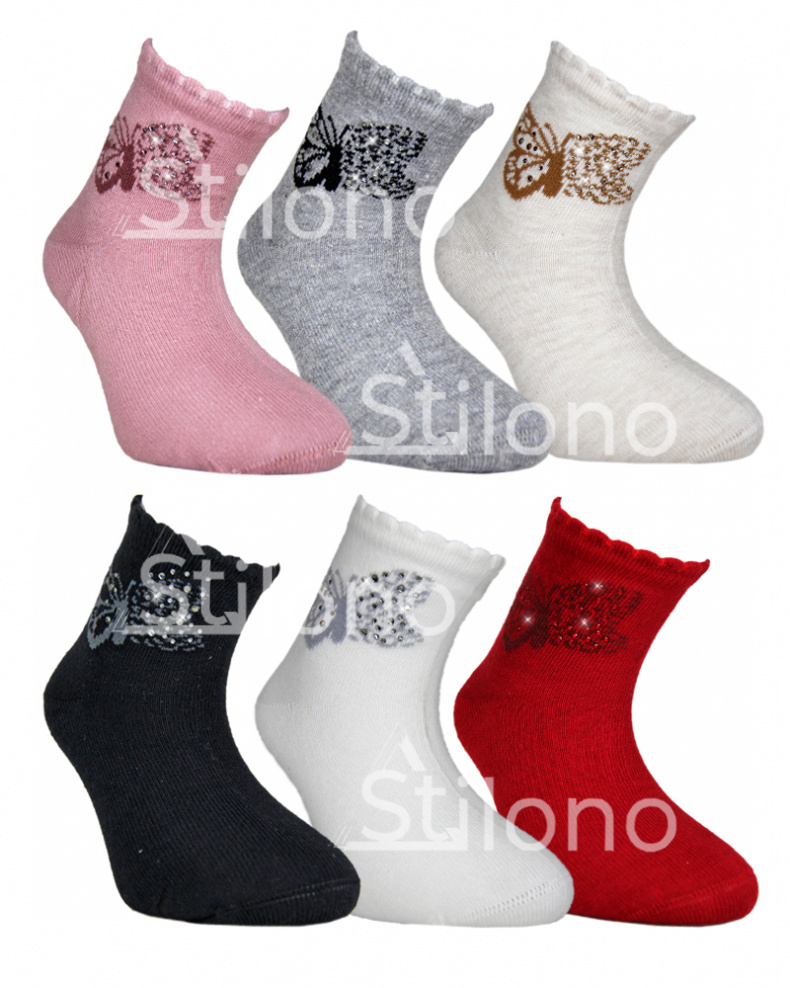 Носки со стразами для девочки KATAMINO 22190 K