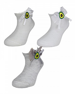 Жаккардовые носки с аксессуаром для девочки PIER LONE